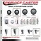 Service Caster 35 Inch Black Polyurethane Swivel 58 Inch Threaded Stem Caster Set with Total Lock Brake SCC-TSTTL20S3514-PPUB-BLK-58212-4 - alternate 4